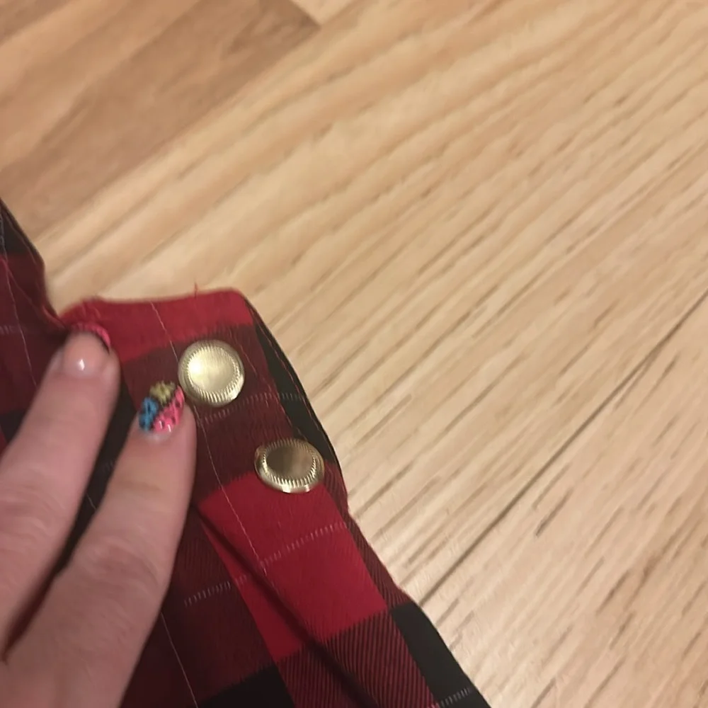 Max Studio Buffalo Plaid Holiday Jumper | Girls Size 5